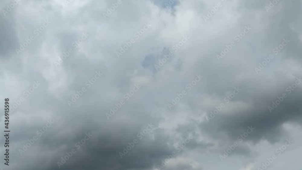 Timelapse of the sky. The wind disperses the clouds. Timelapse of the sky. The wind disperses the clouds.