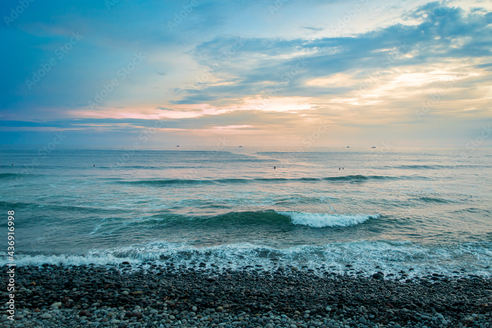 Fototapeta premium olas del mar en el salvador 3