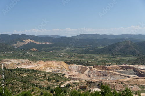 clay quarry and mine in operation in spa