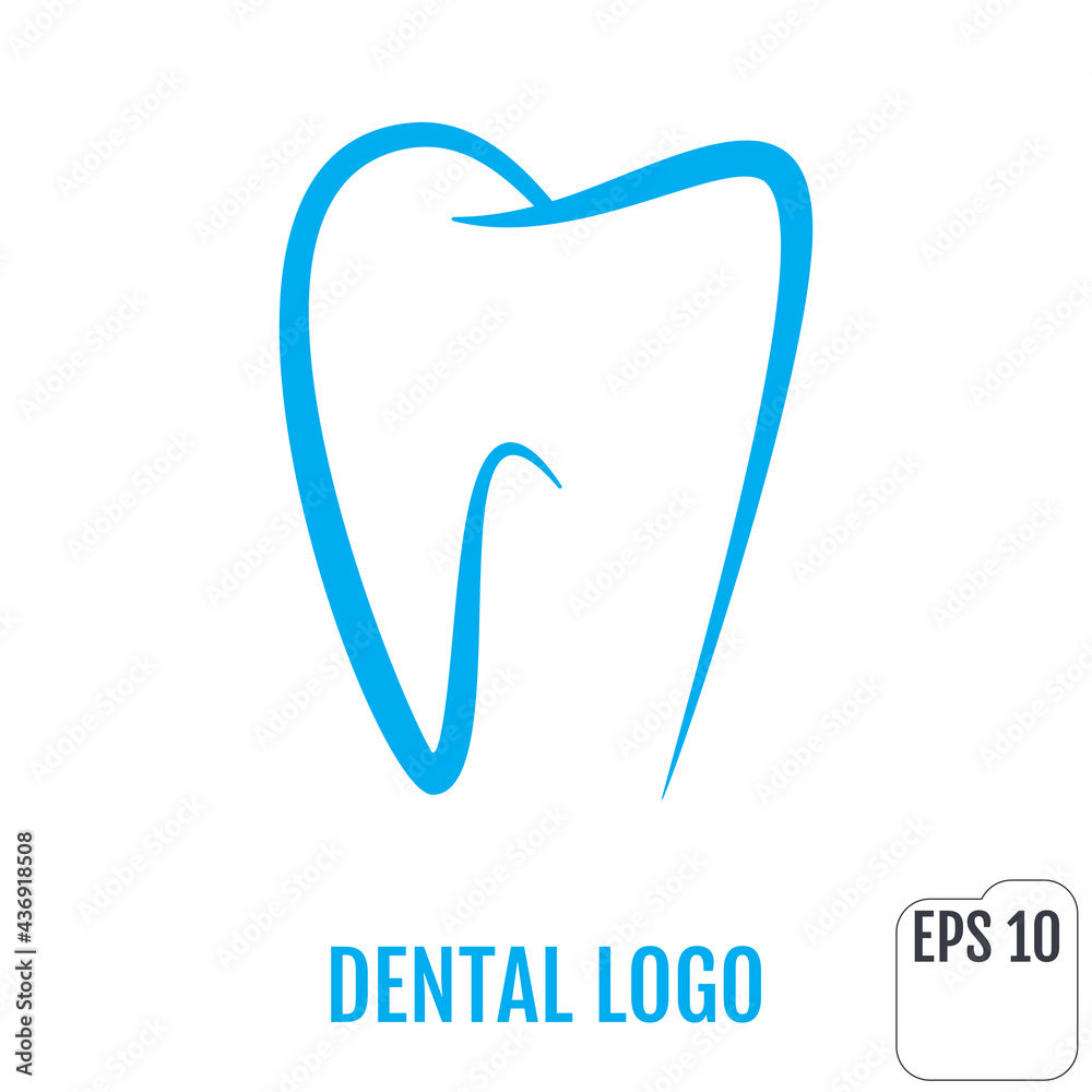 Dental logo. Dental clinic icon design. Tooth Dental logo. Dental clinic icon design. Tooth