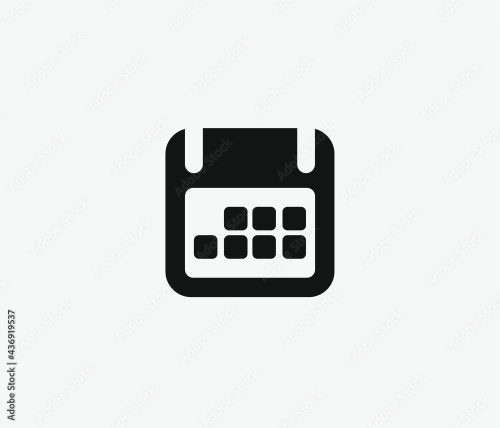 Calendar vector icon. Editable stroke. Symbol in Line Art Style for Design, Presentation, Website or Apps Elements, Logo. Pixel vector graphics - Vector Calendar vector icon. Editable stroke. Symbol in Line Art Style for Design, Presentation, Website or Apps Elements, Logo. Pixel vector graphics - Vector