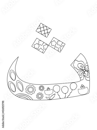 arabic letter taa coloring page