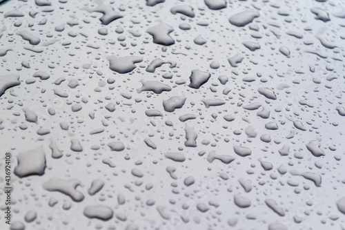 drops of water-repellent surface in black. quality photo