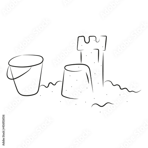 build a sand castle beach vacation
