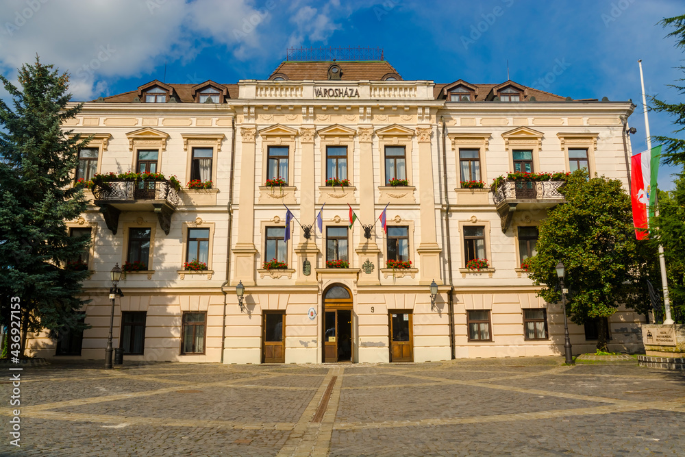 Building of the City Hall of Veszprem in its old town