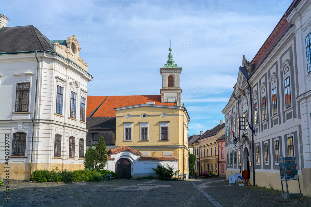 Fototapeta premium Archbishop Palace in the fort of Veszprem