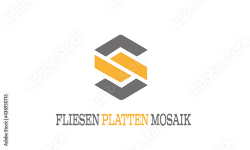 Fliesenleger Logo, Fliesen, Platten, Mosaik Logo
