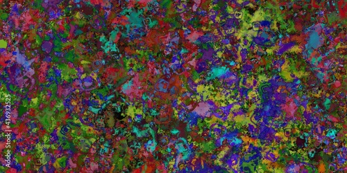 Colorful seamless pattern, Urban fashion design. Mix media abstract texture.