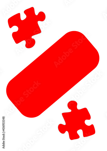 Vertical illustration format A4 - the design of the screen of the phone or tablet for inscriptions and photos