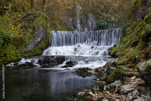 Fototapeta Naklejka Na Ścianę i Meble -  Beautiful forest waterfall (Serbia)