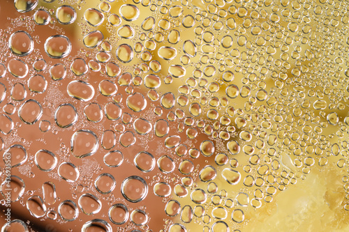 water drops on the food container photo