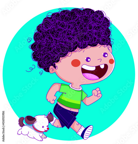 niño corriendo