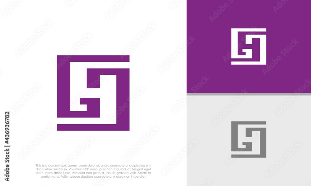 Innovative high tech logo template. Abstract artificial intelligence logo. Initial GH. H logo design. Innovative high tech logo template. Abstract artificial intelligence logo. Initial GH. H logo design.