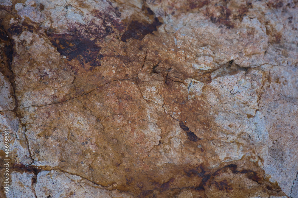 Background concept. Natural brown stones.