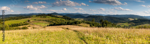 View from Wierchy Rybczańskie to Lake Solińskie and the Bieszczady Mountains, Polanczyk, Solina / Widok z Wierchów Rybczańskich na Jezioro Solińskie i góry Bieszczady, Polańczyk, Solina © LukaszB