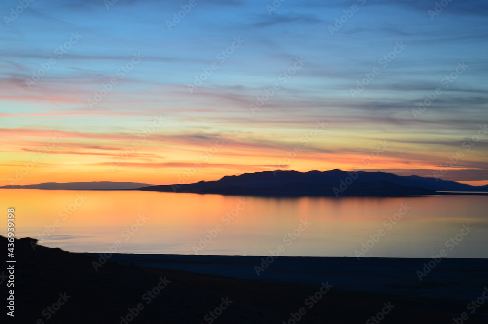 Sunset on Antelope Island 