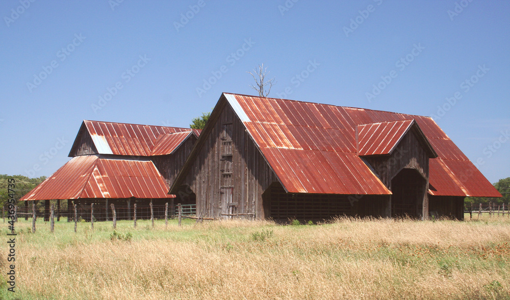 Historic Barns on rural farm in Eastern Texas Historic Barns on rural farm in Eastern Texas