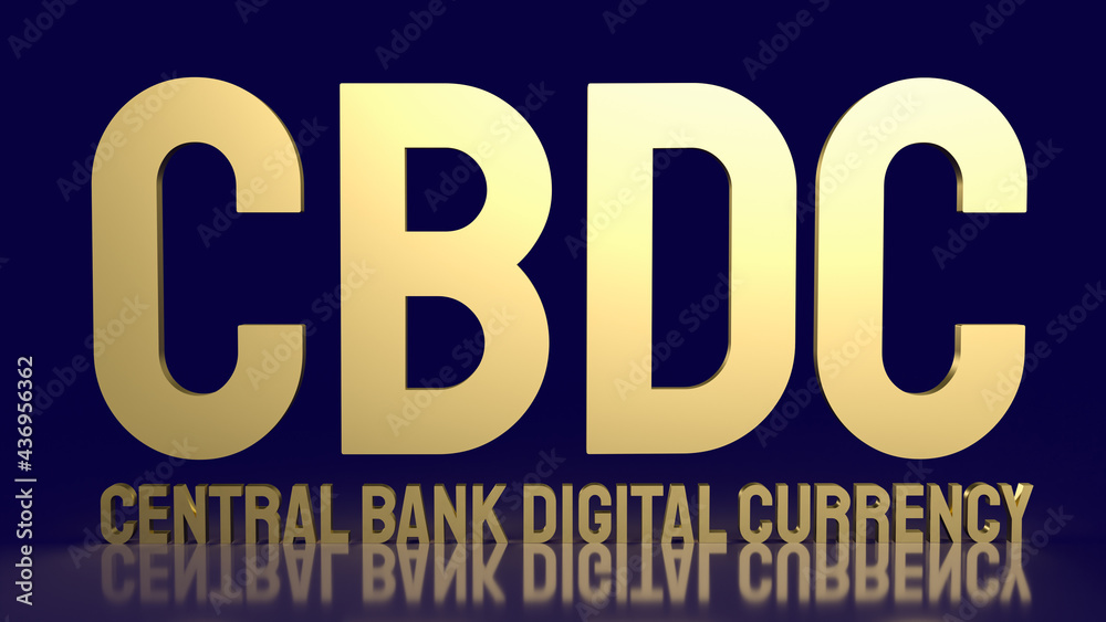 cddc or central bank digital currency gold text for business concept 3d rendering cddc or central bank digital currency gold text for business concept 3d rendering
