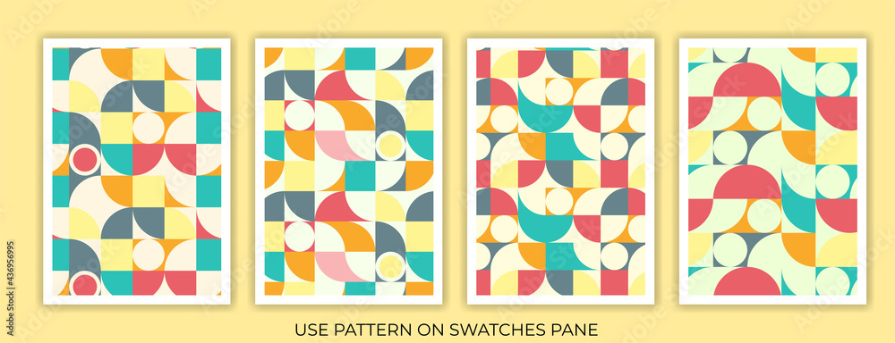 Geometry minimalistic artwork poster with simple shape and figure. Abstract vector pattern design in Scandinavian style for web banner, business presentation, branding package, fabric print, wallpaper Geometry minimalistic artwork poster with simple shape and figure. Abstract vector pattern design in Scandinavian style for web banner, business presentation, branding package, fabric print, wallpaper