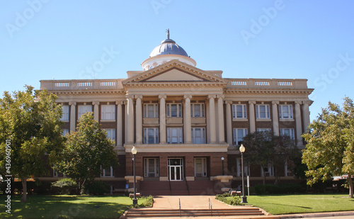 Historic Anderson County Courthouse Located in Palestine, Texas photo
