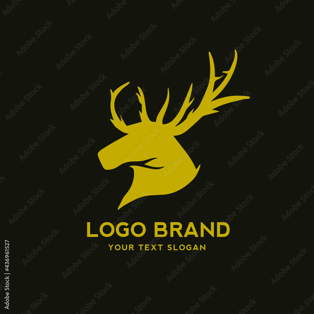 Deer Logo Design minimalist Deer Logo Design minimalist