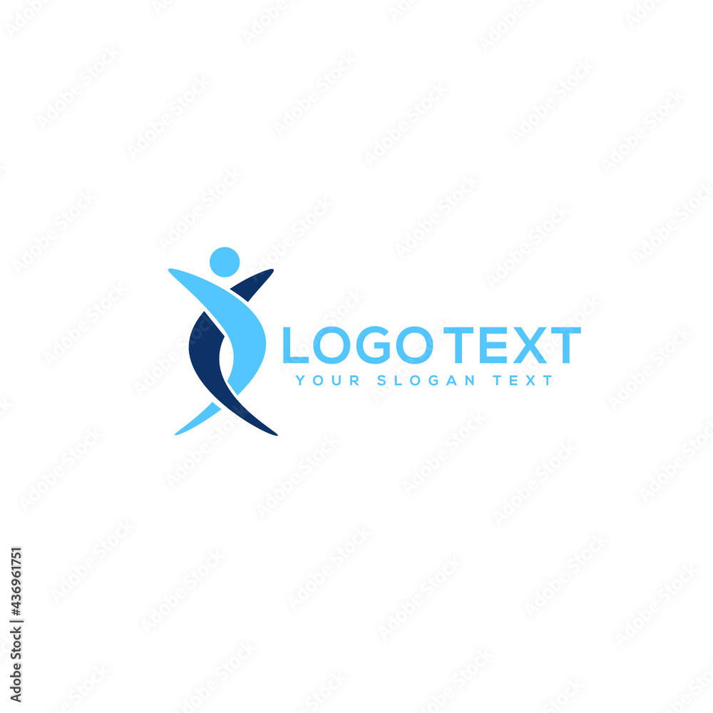 People Minimalist Logo design