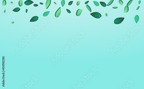 Green Greens Fly Vector Blue Background