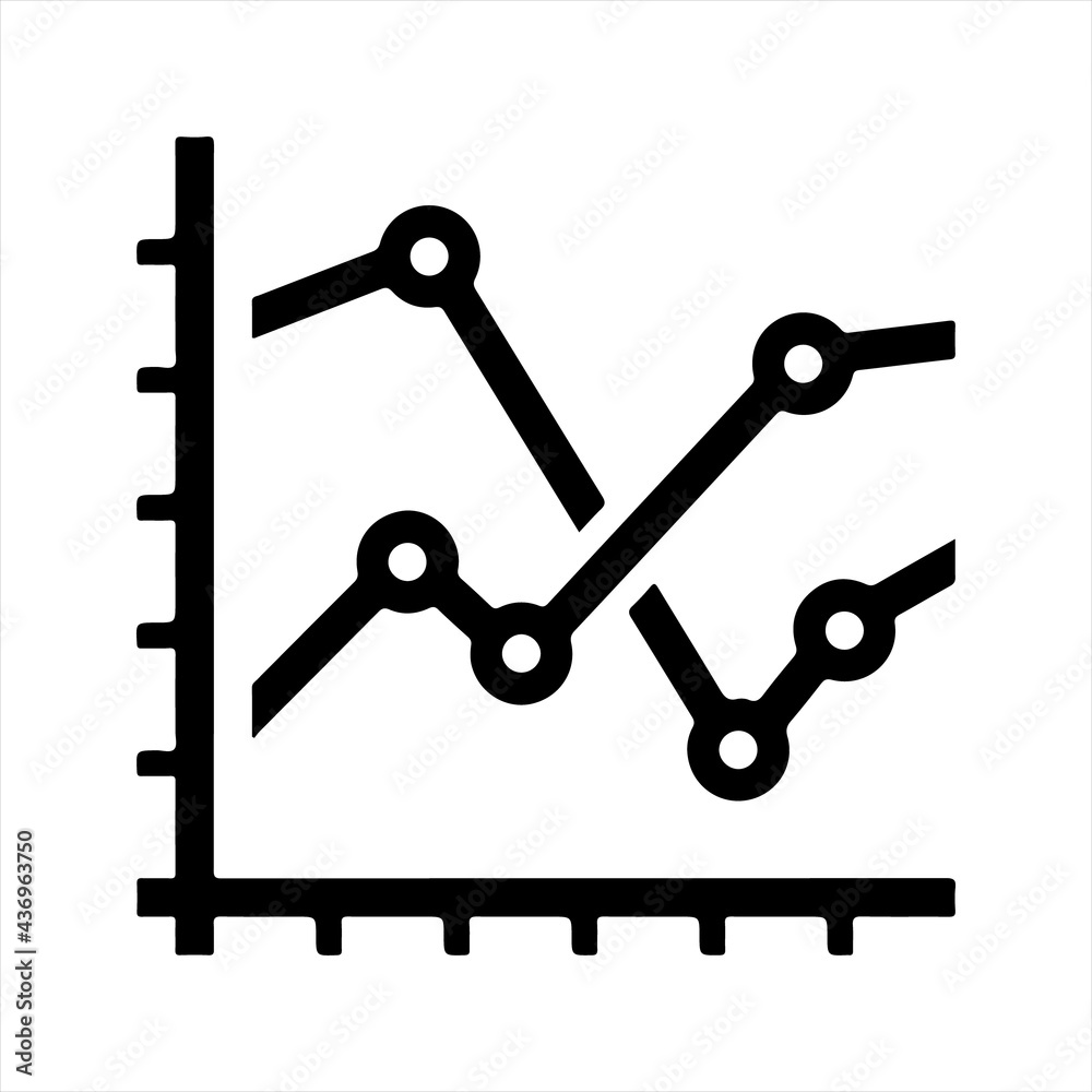 Finance Report Icon, vector and glyph Finance Report Icon, vector and glyph