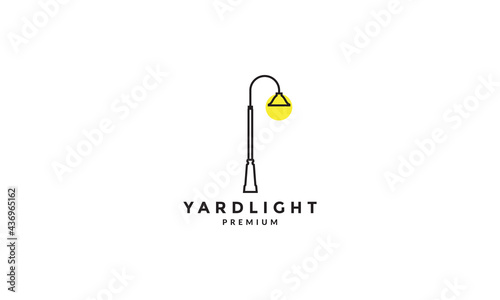 lines light yard outdoor logo symbol vector icon illustration graphic design
