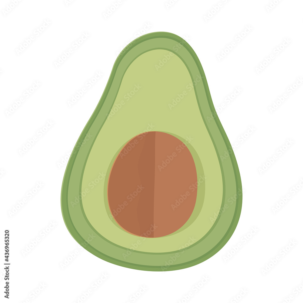 half avocado vegetable half avocado vegetable