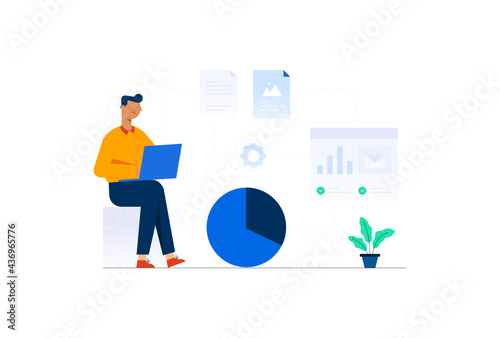Integration Vector Illustration