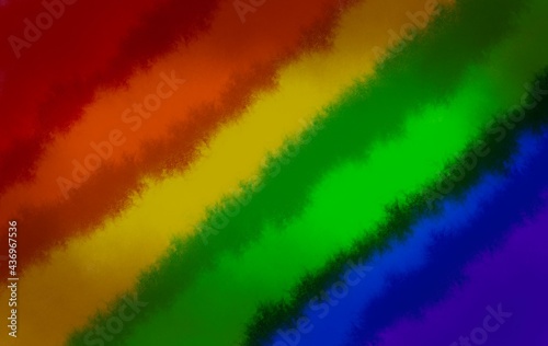 Abstract rainbow colour LGBT concept background wallpaper simple sign and symbol 