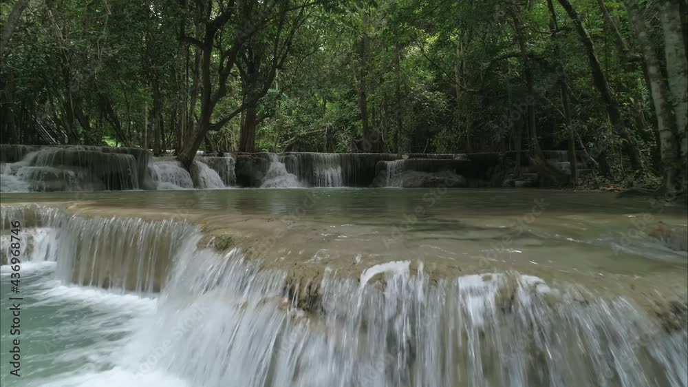 Huay Mae Khamin Waterfall Kanchanaburi Thailand Huay Mae Khamin Waterfall Kanchanaburi Thailand