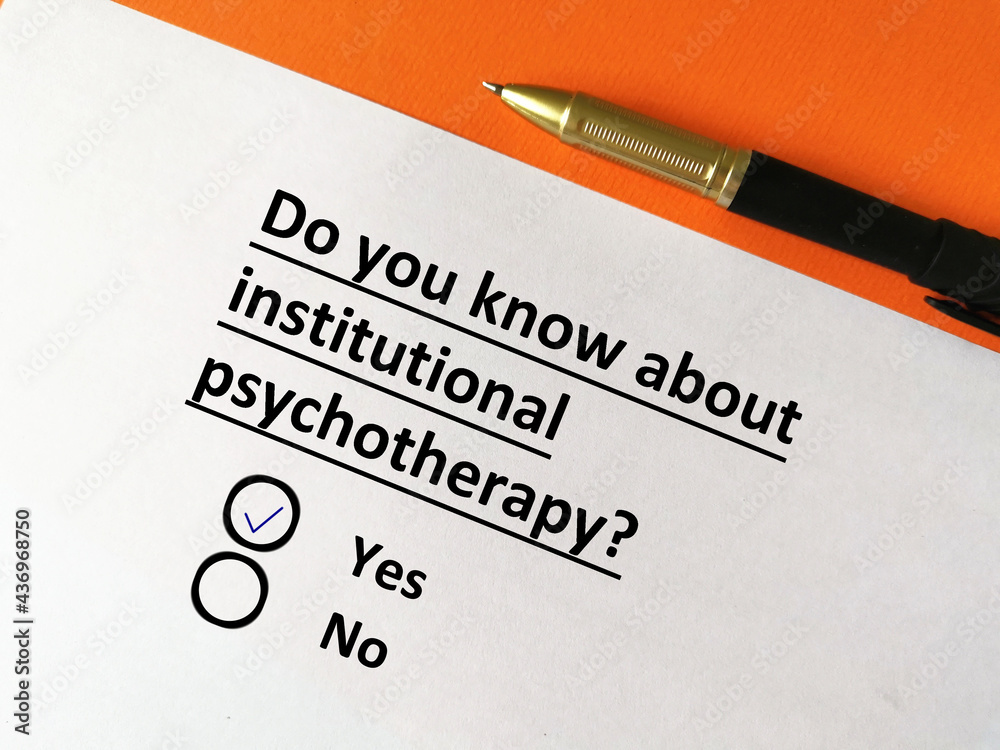 Questionnaire about psychotherapy Questionnaire about psychotherapy