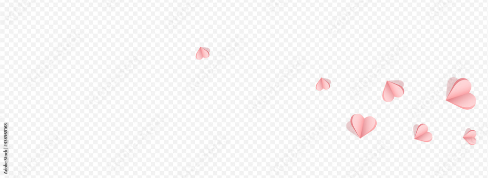 Pink Heart Vector Transparent Panoramic Pink Heart Vector Transparent Panoramic