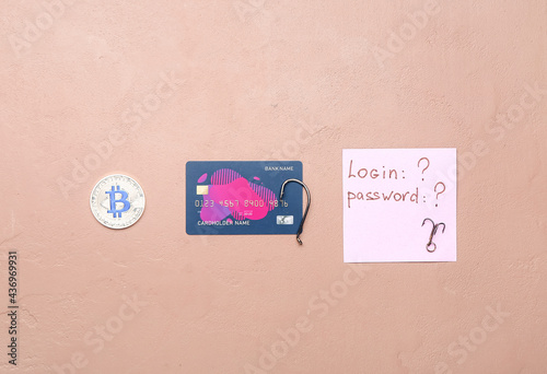 Credit card, bitcoin, hooks...