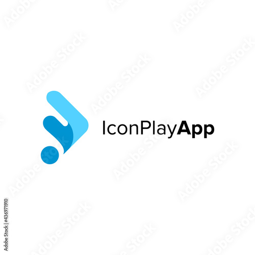 initial letter f app icon logo vector. modern icon mobile phone
