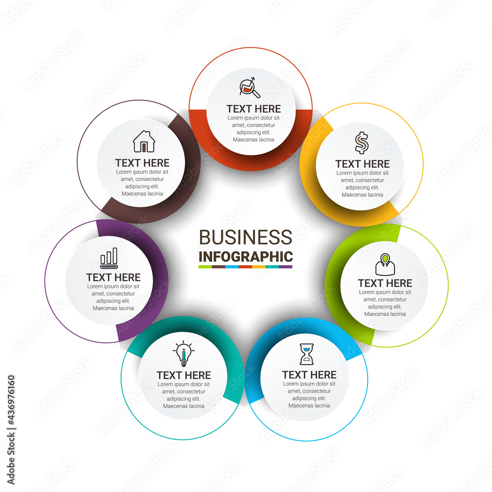 Vector infographic template. Business concept with numbers options. Can be used for process diagram, presentations, workflow layout, banner, flow chart, info graph. Vector infographic template. Business concept with numbers options. Can be used for process diagram, presentations, workflow layout, banner, flow chart, info graph.