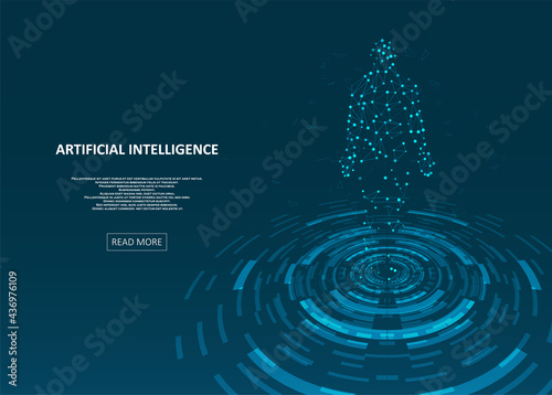 Artificial Intelligence illustration.