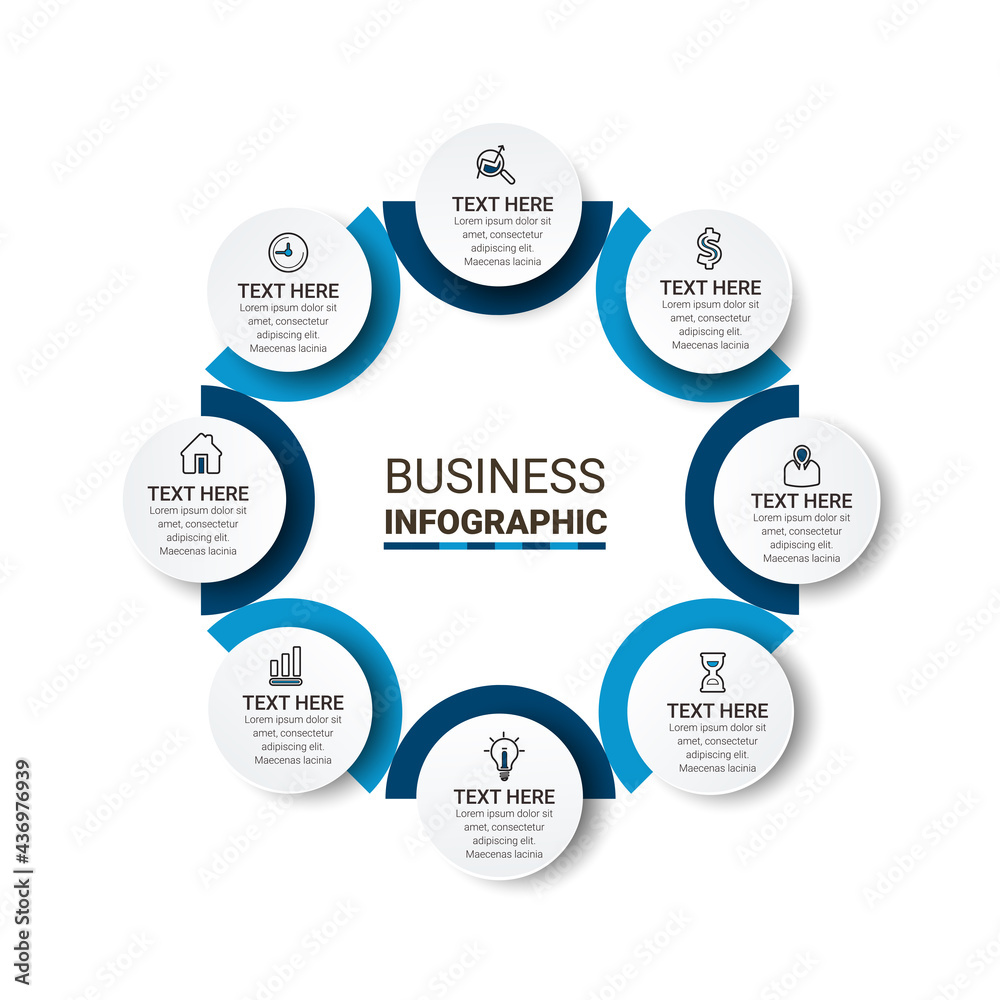 Vector idea infographic template for graphs, charts, diagrams. Business concept with numbers options, parts, steps, processes. Vector business template for presentation. Vector idea infographic template for graphs, charts, diagrams. Business concept with numbers options, parts, steps, processes. Vector business template for presentation.