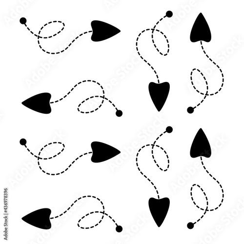Set of Arrow in Line Style