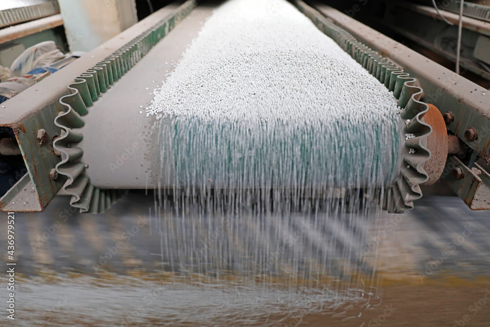 Compound fertilizer in production line, North China