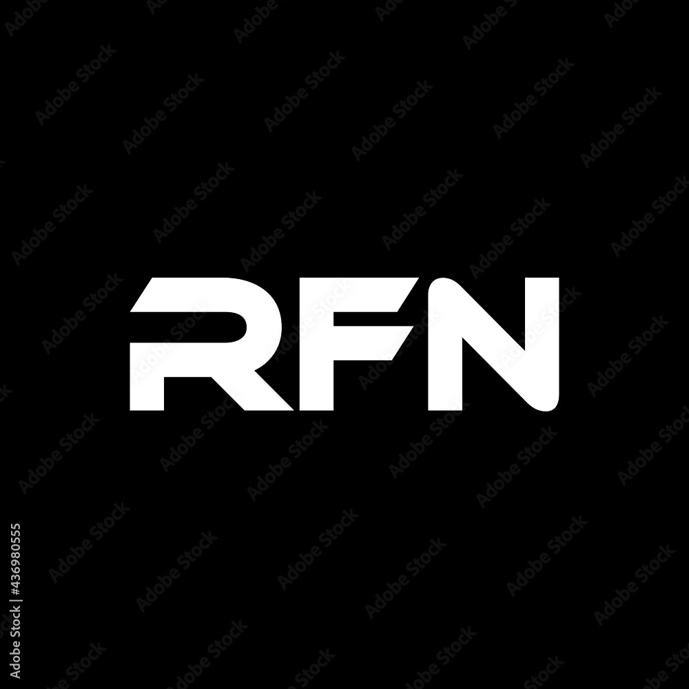 RFN letter logo design with black background in illustrator, vector logo modern alphabet font overlap style. calligraphy designs for logo, Poster, Invitation, etc. RFN letter logo design with black background in illustrator, vector logo modern alphabet font overlap style. calligraphy designs for logo, Poster, Invitation, etc.