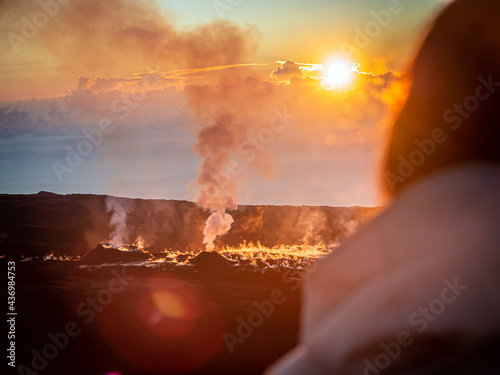 Volcan île de la réunion, Piton de la fournaise, piton bert