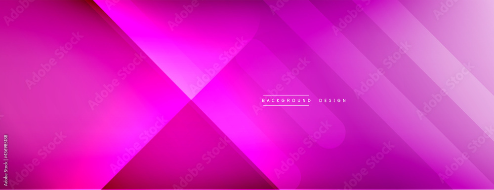 Dynamic lines abstract background. 3D shadow effects and fluid gradients. Modern overlapping forms