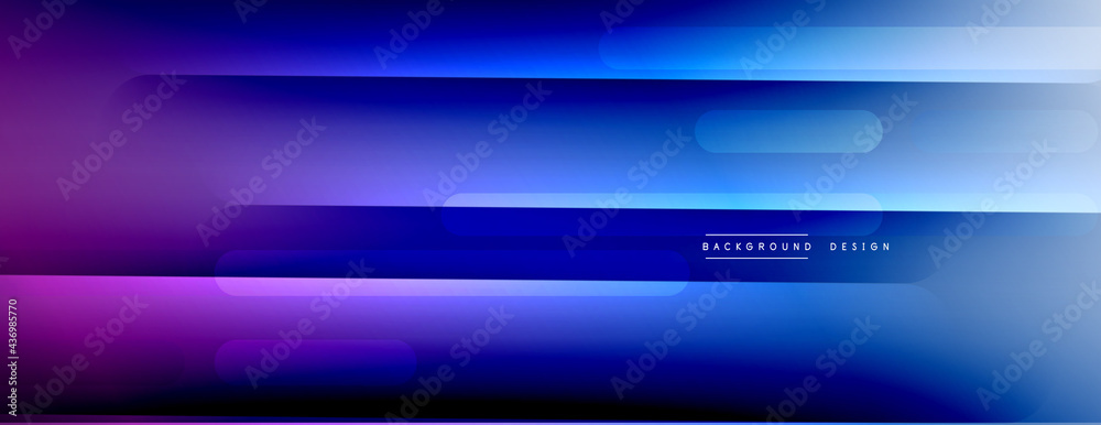 Fototapeta premium Dynamic lines abstract background. 3D shadow effects and fluid gradients. Modern overlapping forms