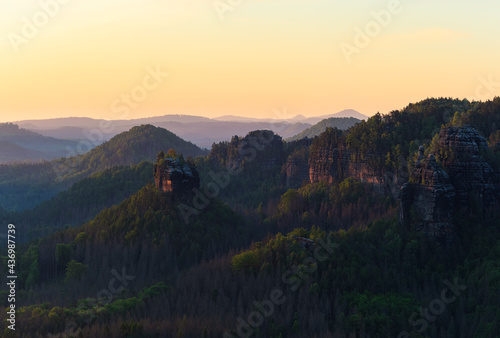 Elbsandsteingebirge Panorama