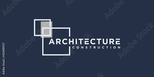 Set logo architecture with line concept logo inspiration