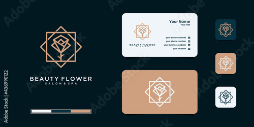 Abstract flower logo