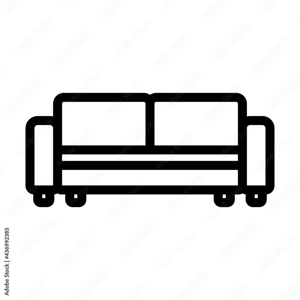 Cinema Sofa Icon Cinema Sofa Icon